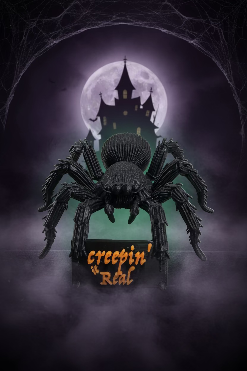 Tarantula Spider Statue – 3D Printed Halloween Sculpture