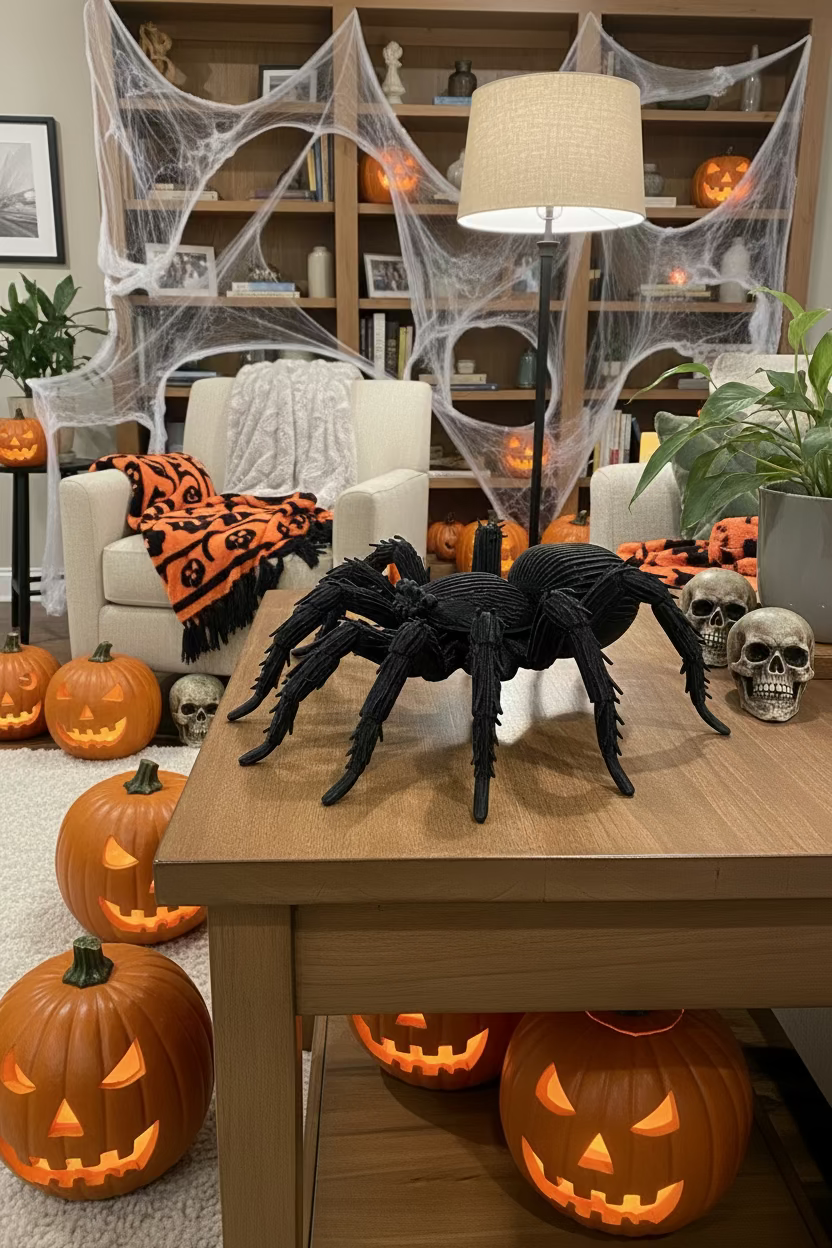 Tarantula Spider Statue – 3D Printed Halloween Sculpture