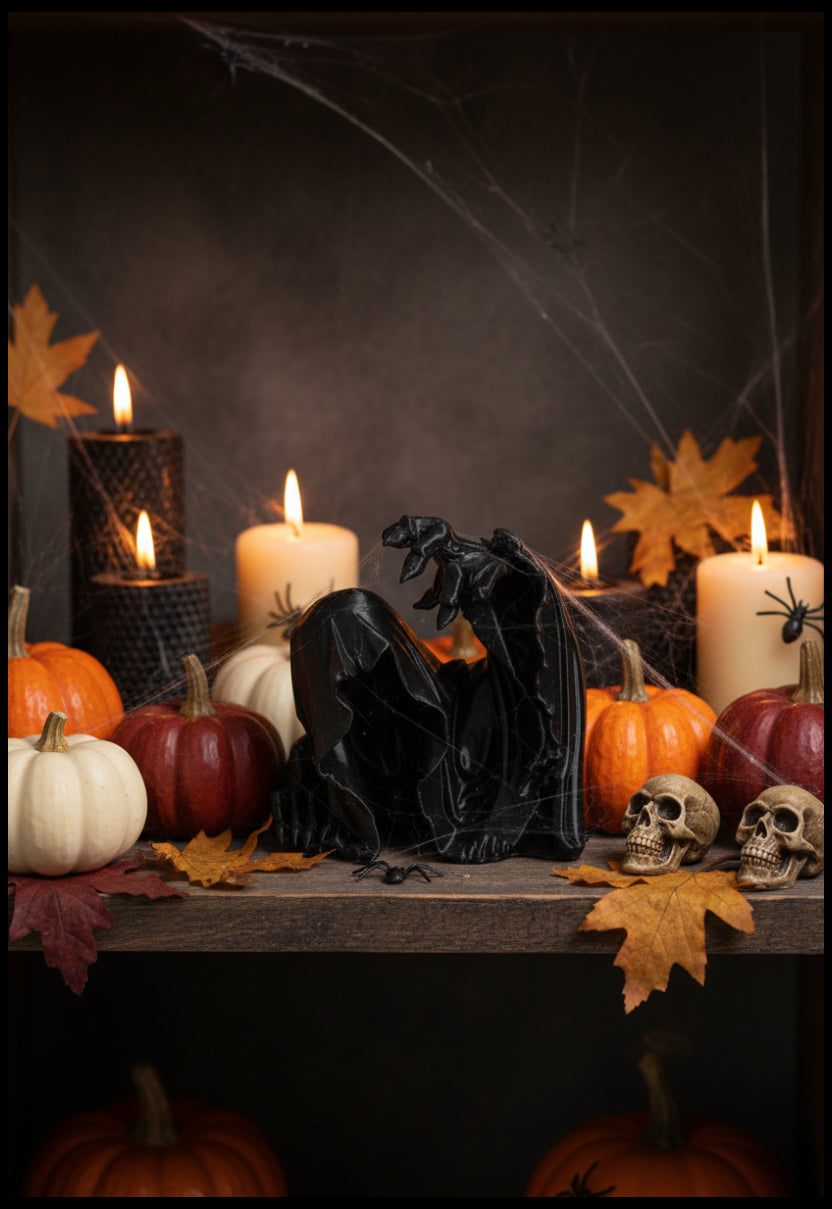 Scary Ghost Statue – 3D Printed Halloween Sculpture