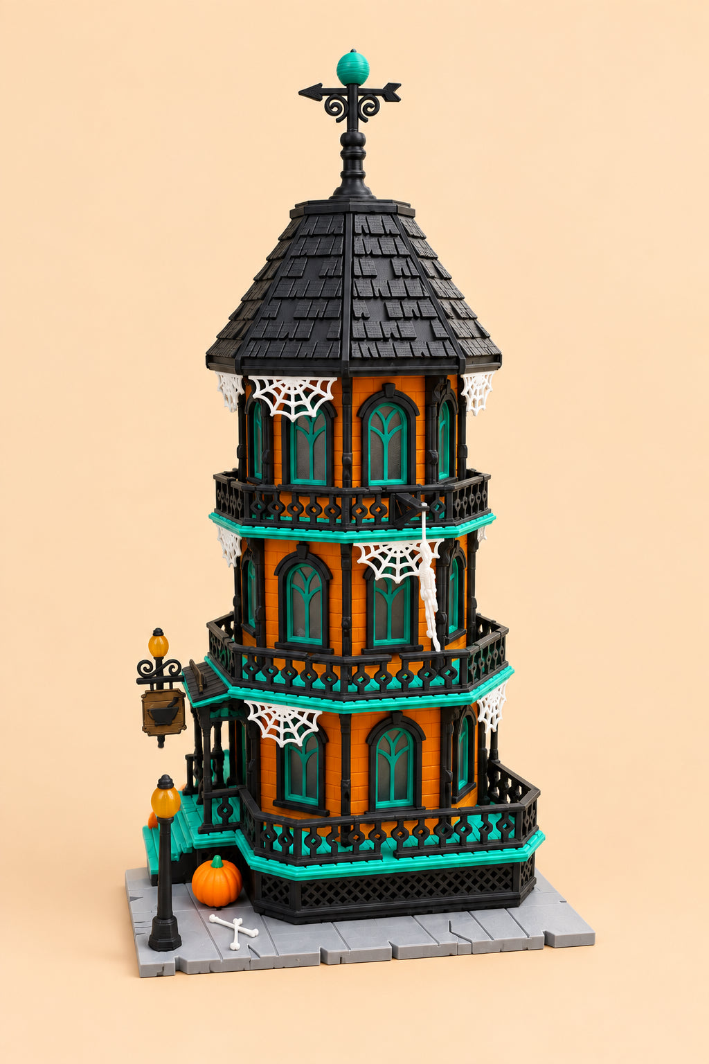 Lighted Haunted House – 3D Printed Halloween Decor