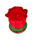 Light-Up Rose Personalized Keepsake — Custom Engraved 3D Printed
