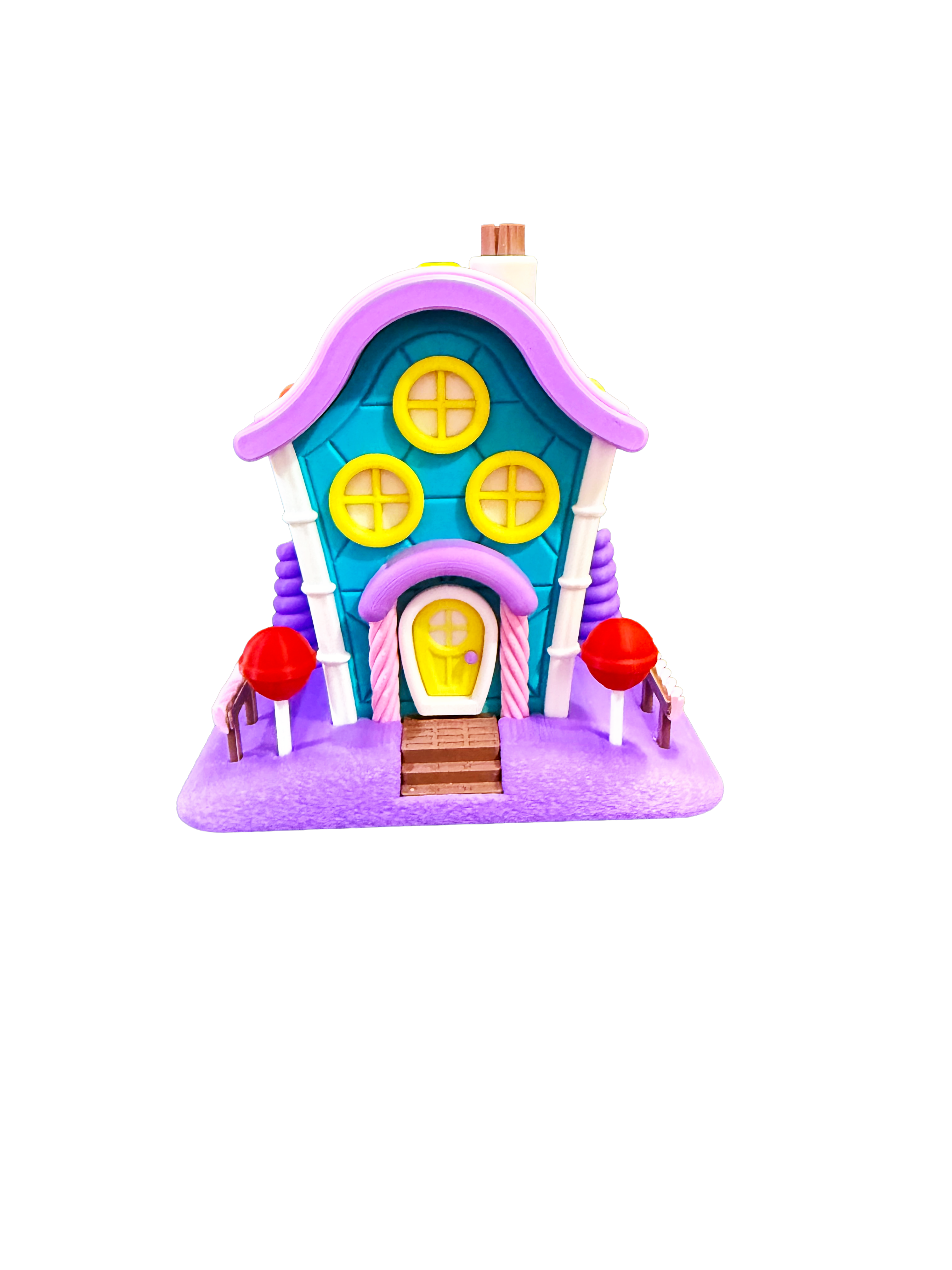 Candy Cottage Fairy House — Whimsical 3D Printed Sweet Shop Decor