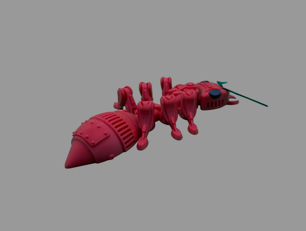 Articulated Robot Ant – 3D Printed Poseable Figure