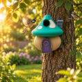 3D Printed Mushroom Birdhouse – Whimsical Outdoor & Garden Decor