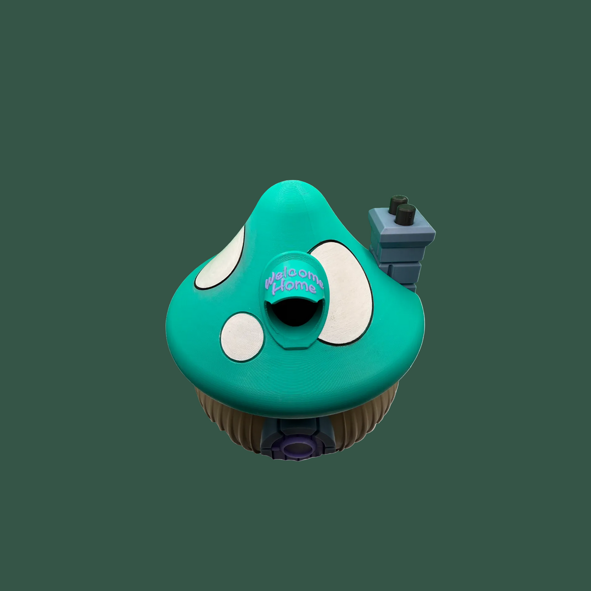 3D Printed Mushroom Birdhouse – Whimsical Outdoor & Garden Decor